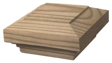 106086 Post Cap Yellow Pine
