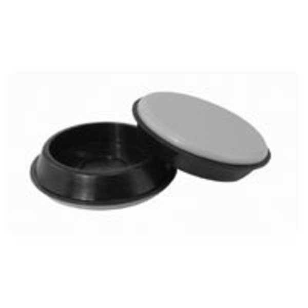 Shepherd Hardware 9221 Round Slide Glide Cups 2-1/4 Inch Black