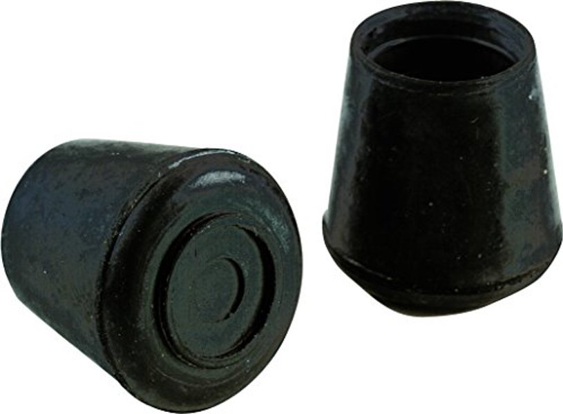 Shepherd Hardware 9224 Non-Skid Round Furniture Leg Tip Black