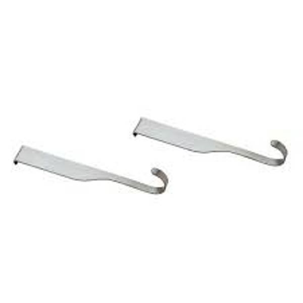 Mercer Culinary M30740 Set of 2 Magnetic Bar Hooks for Knives and Accessories
