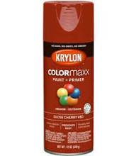 K05511007 12 Oz Red Cherry Enamel Gloss Spray Paint