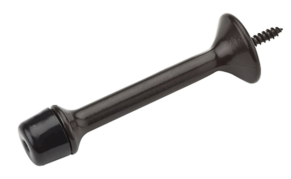 National Hardware N327-031 Rigid Door Stop 3 In Oil Rubbed Bronze