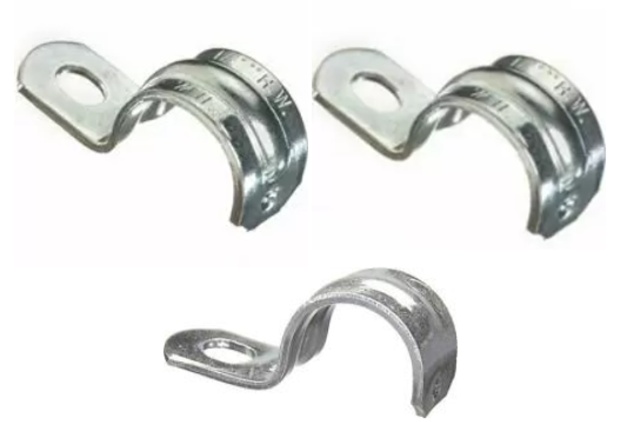 Halex 61112B Rigid 1 Hole Strap 1 Inch Galvanized Steel