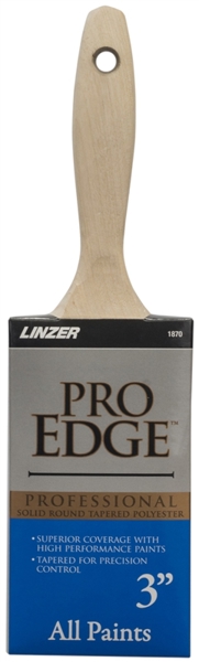Linzer Products 1870-3 Angled Sash Paint Brush 3 In Varnish Wall Wood Handle