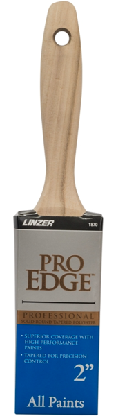 Linzer Products 1870-2 Angle Sash Brush 2-1/2 In Varnish Wall Wood Handle