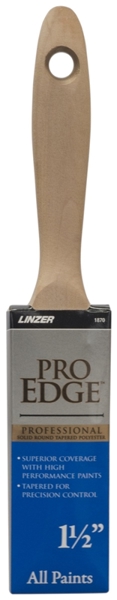 Linzer Products 1870-1.5 Angled Sash Paint Brush 1-1/2 In Wall Varnish Wood Beavertail Handle