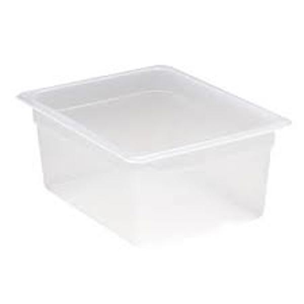 Cambro 26PP190 Food Pan 6 Qt Capacity 6 Inch Diameter Translucent Polycarbonate NSF Certified Dishwasher Safe