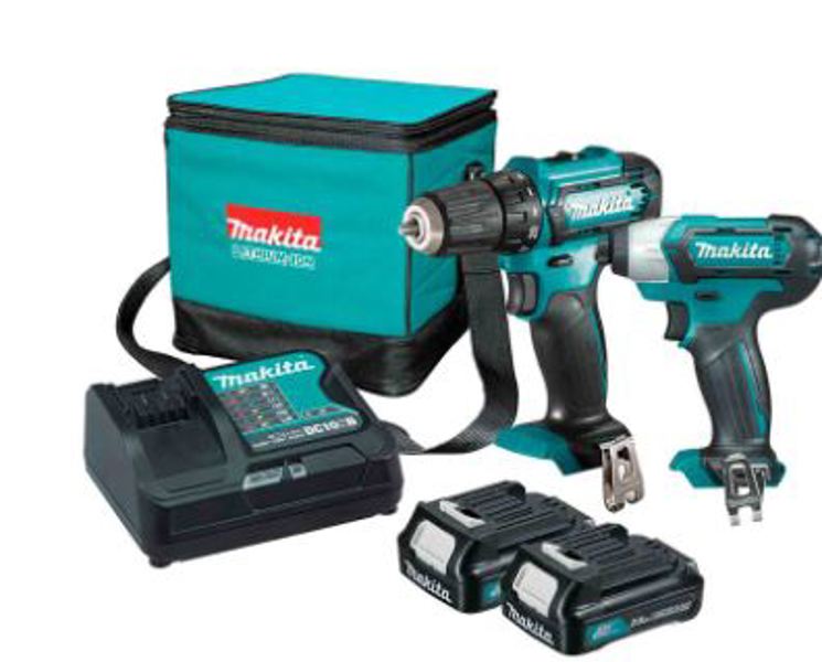 Makita Tools CLX228 Cordless Combo Kit With Tool Bag