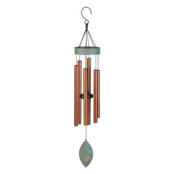 Regal Art & Gift 11160 Chime Patina Breeze 32 In Garden Ornament Bronze