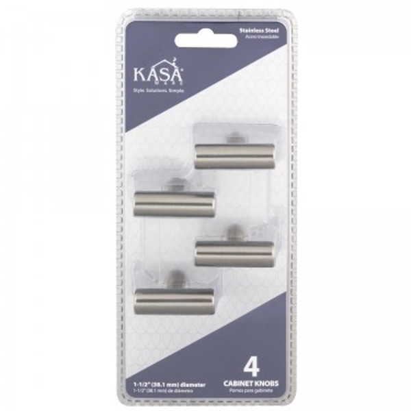 Hardware Resources K394SS-4 Stainless Steel Cabinet Knob 39Mm Overall Length