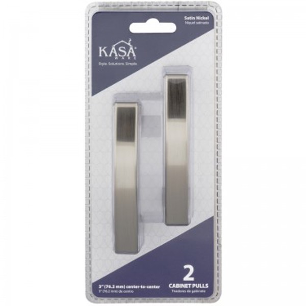 Hardware Resources K3133SN-2 Cabinet Pull 4 In Overall Length 3 In Center to Center Satin