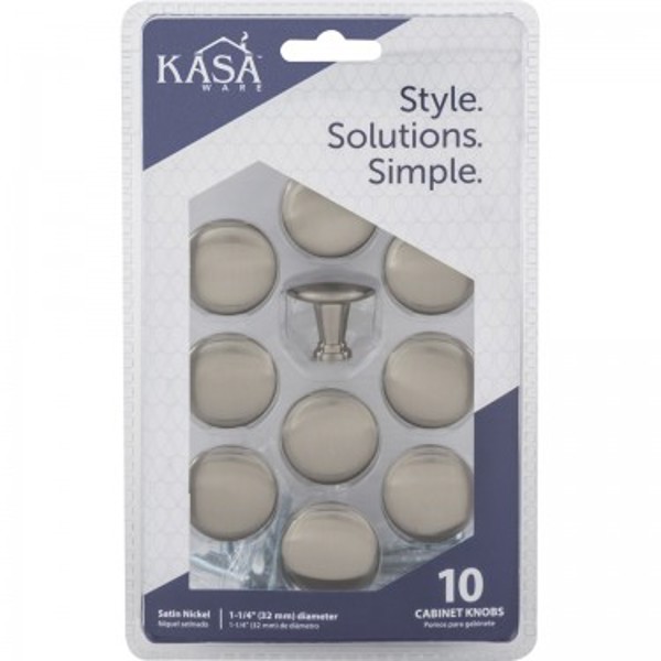 Hardware Resources K591SN-10 Cabinet Knob 1-1/4 In Diameter Satin