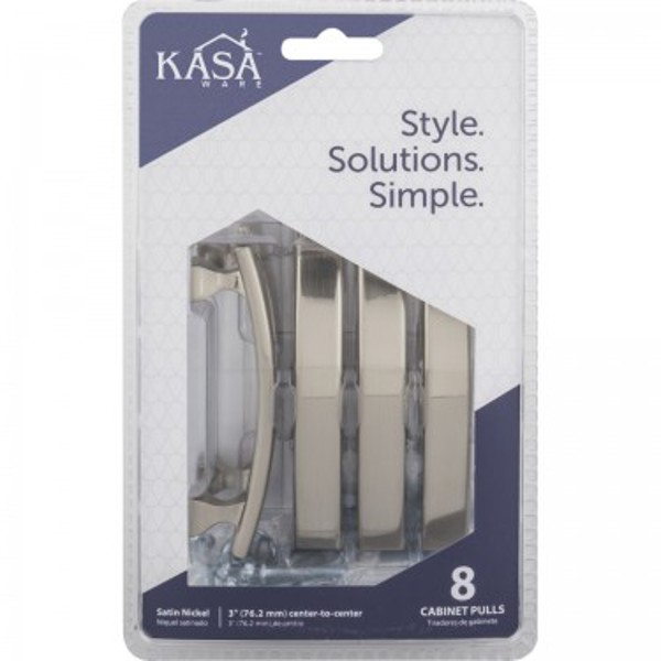 Hardware Resources K3133SN-8 Cabinet Pull 4 In Overall Length 3 In Center to Center Satin
