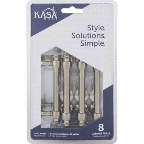 Hardware Resources K2083SN-8 Cabinet Pull 4 In Overall Length 3 In Center to Center Satin