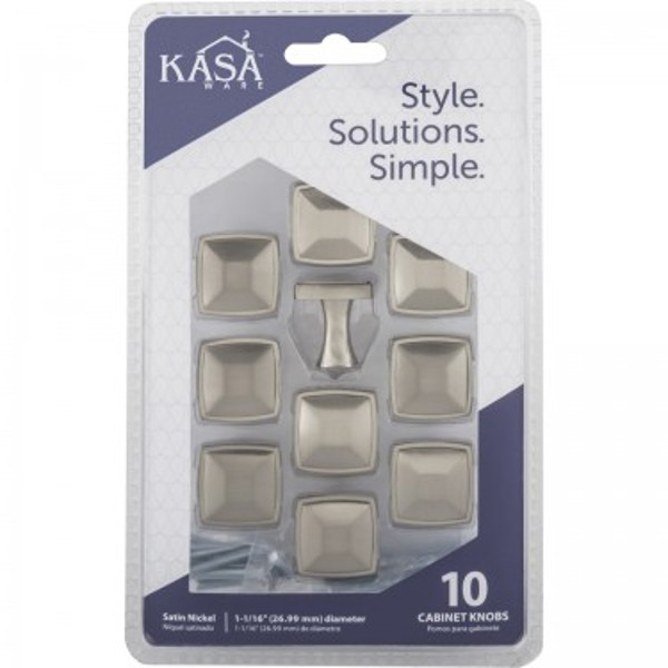 Hardware Resources K121SN-10 Cabinet Knob 1-1/16 In Diameter Satin
