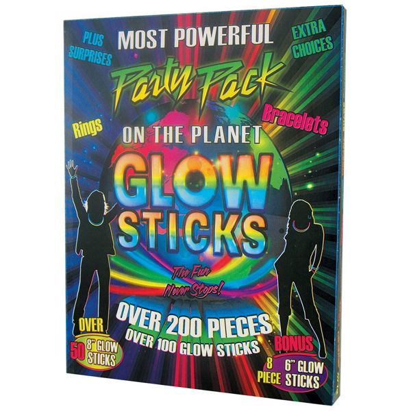 D.M. Merchandising, Inc MPP-GLOW 200 PLUS Glow Sticks 6 Piece