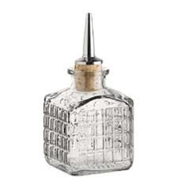Hospitality Glass Brands HG90242-006 Glass Bitters Bottle 5.25 Oz