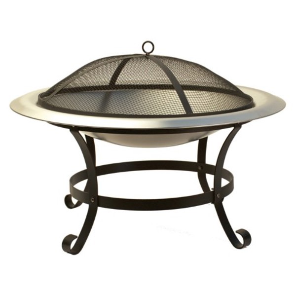 World Source Partners LF17XSS Veranda Fire Pit Stainless Steel