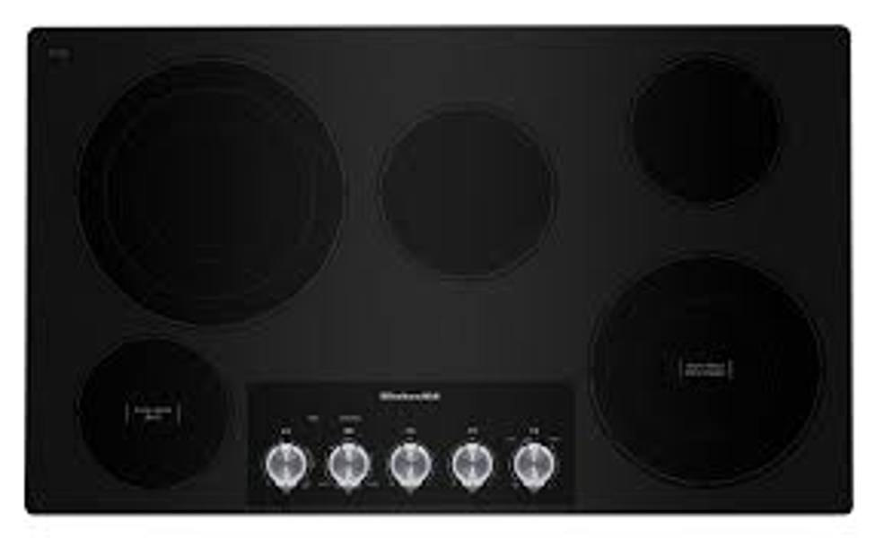 KitchenAid KCES556HSS Electric Cooktop 5 Element Radiant