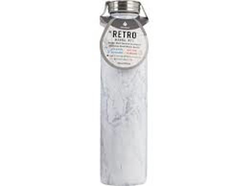 CORE HOME 20964 Retro Marble Bottle 20 Oz Assorted Multicolor