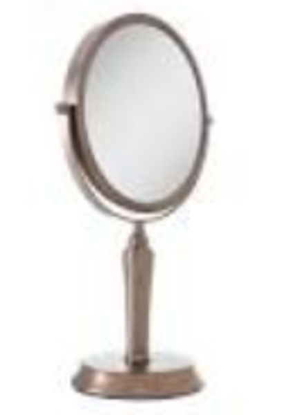 ZADRO VANARG5 Rose Gold Vanity Mirror 1X 5X Magnification Non-Lit