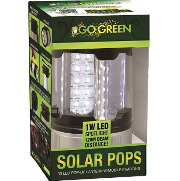 Go Green Power GG-113-30LSPOP Solar 30 LED Pop Up Lantern
