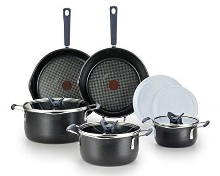 T-Fal B210SA64 Stackable 10 Piece Cookware Set