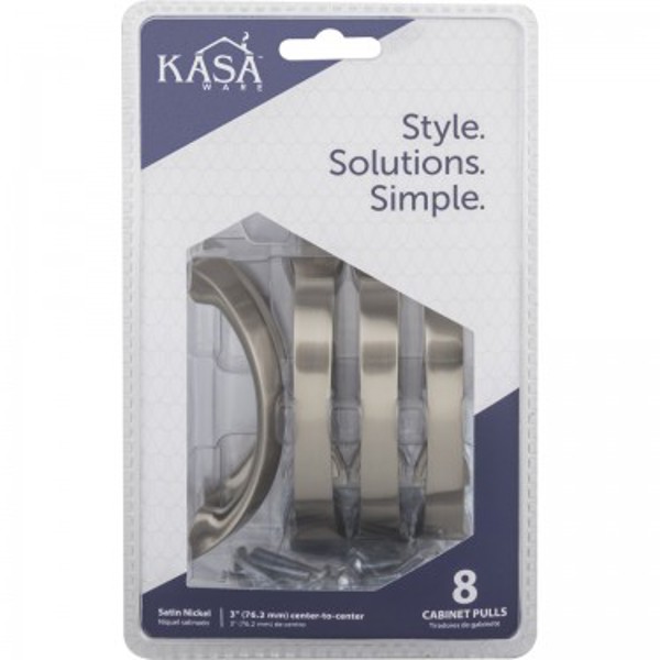 KASA WARE K8173SN-8 Cabinet Pull Polish