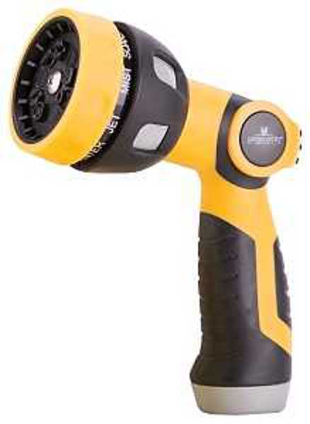 Landscapers Select GN93691 Female Hose Nozzle 9 Pattern Yellow