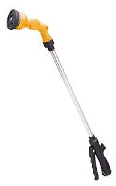 Landscapers Select GW-53571A Watering Wand Hose Nozzle 8 Pattern Jet Mist Angle
