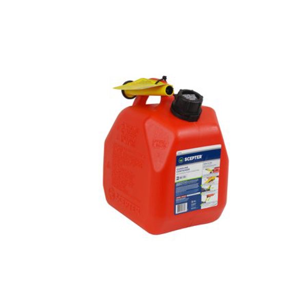 Scepter Corporation FG4G211 Gas Can 2 Gal Red with FMD