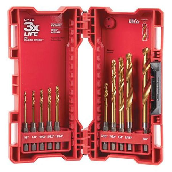 Milwaukee 48-89-4633 10 Piece Shockwave Drill Bit Set