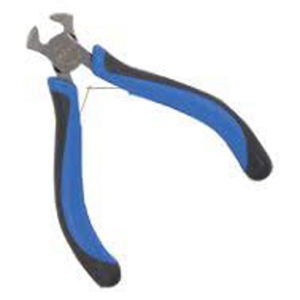 VULCAN JL-NP018 Diagonal Cutting Pliers 4.5 In 0.25 In Jaw Opening Black/Blue Handle
