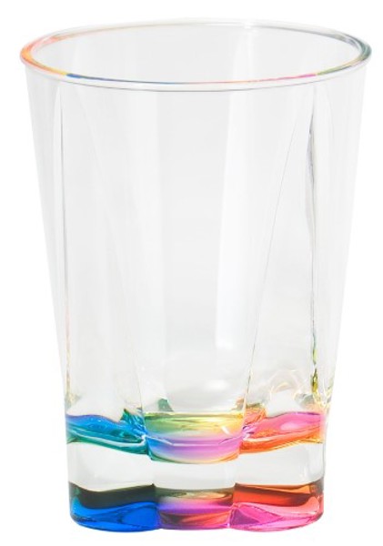 MERRITT INTERNATIONAL, INC 23118 Rainbow Tumbler 14 Oz Capacity Crystal