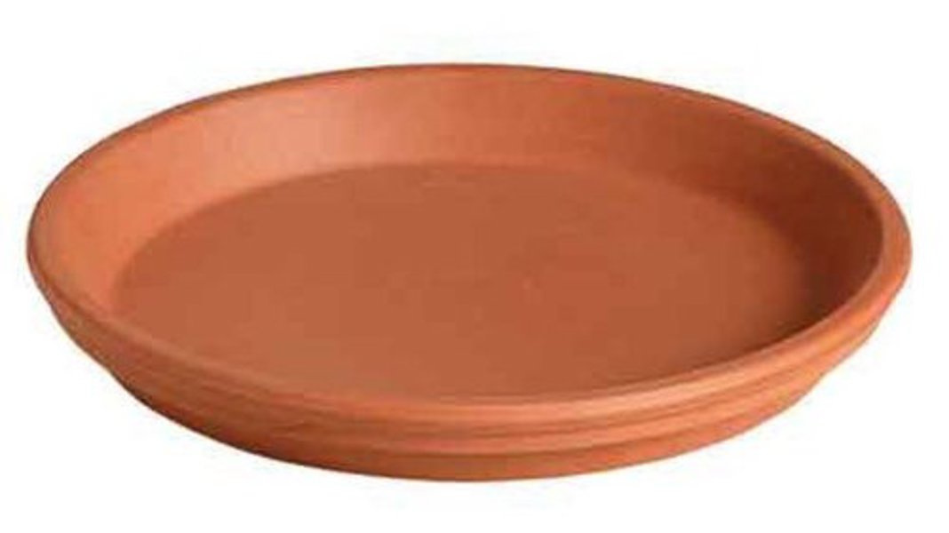 Atlantic Pottery 87231 Plant Saucer 9 In Terracotta Clay 1.22 In H x 9.26 In W x 9.26 In D