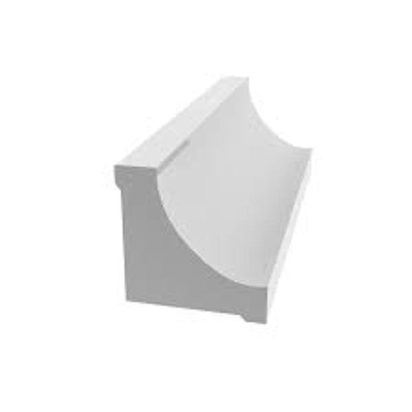 JELD-WEN 6578 8 In Inside Corner PVC Molding White