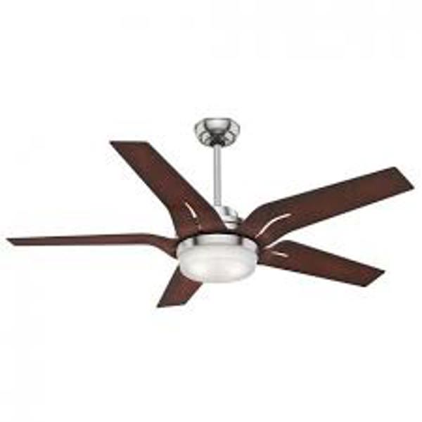 Hunter Fan Company 59198 Ceiling Fan 5 Blades Coffee Beech Brown Brushed Nickel