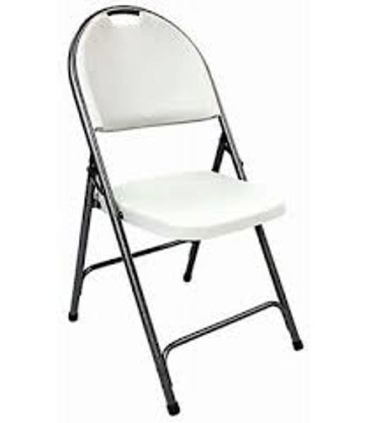 Homebasix CHR-001P Folding Chair White
