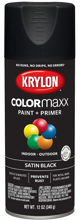 K05557007 Paint Spray Black Satin