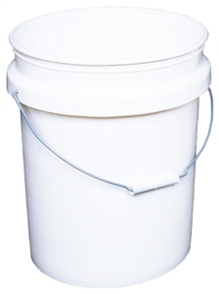 Encore Plastics 1123032 Plastic Paint Pail 5 Gal White