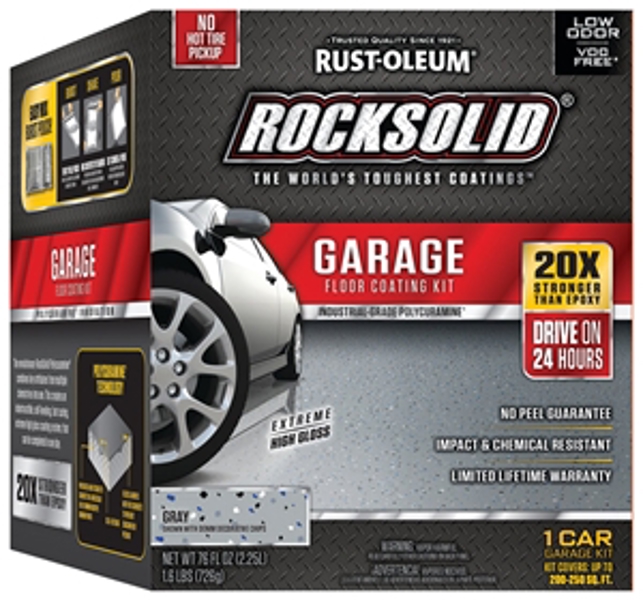Rust-Oleum 60003 Garage Floor Coating Kit 76 Oz Gray