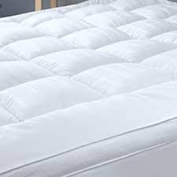 Global Weavers Corp 3HMPADCQ Mattress Pad Queen 300 Thread Count Dobby Cover 100% Cotton
