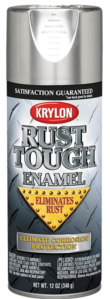 KRYLON K09213007 Gloss Spray Paint 12 Oz Capacity Preventative Enamels Metallic Aluminum
