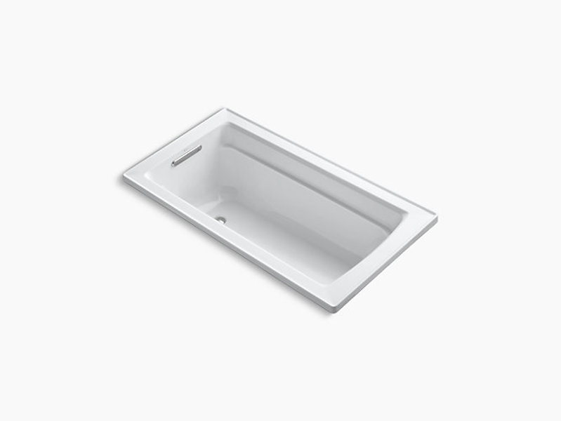 Kohler 1123-0 Drop-In Bath 60 In X 32 In White Reversible Drain