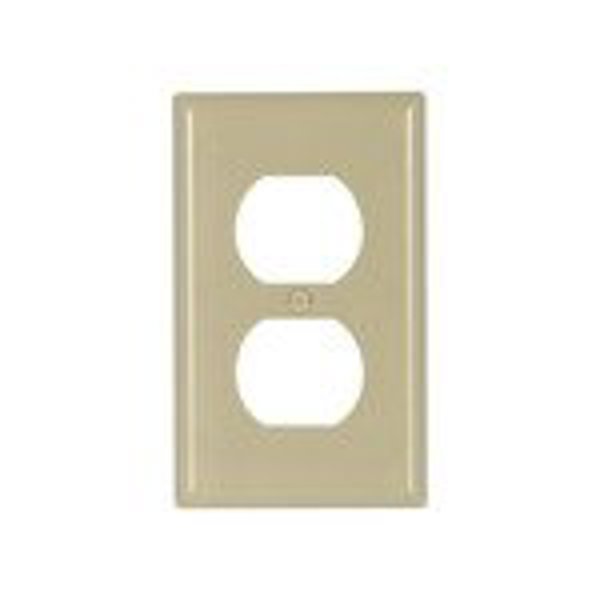 Eaton-Cooper Wiring 2132V Wall Plate Receptacle Pack of 10 1-Gang Smooth Line Ivory