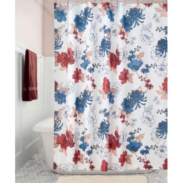 InterDesign 66620 Cottage Floral Shower Curtain