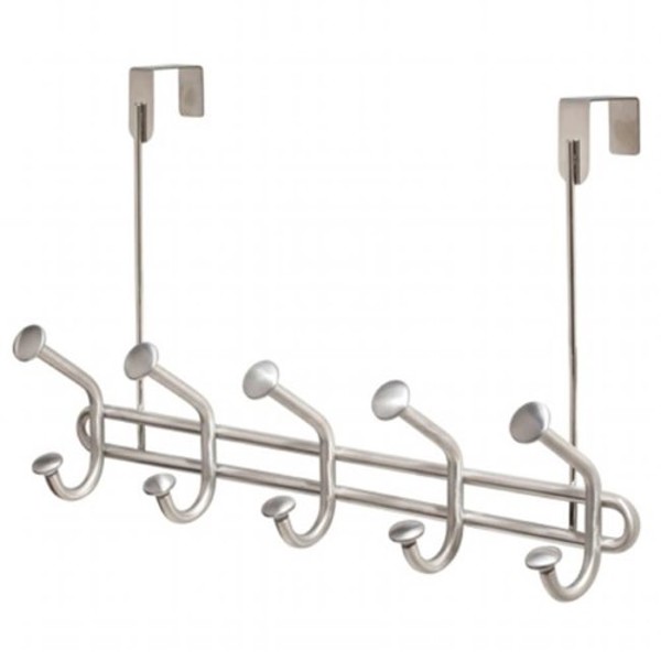 InterDesign 80070 Forma Over Door Rack 5 In