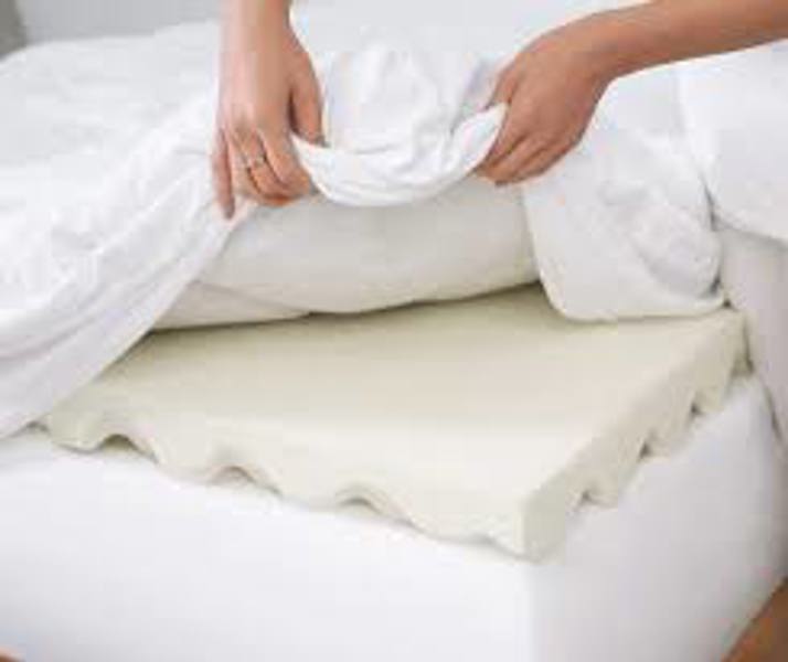 Jeffco Fibres, Inc. EHVT7Z1515-5 Queen Mattress Topper 1.5 Inch Memory Foam 7-Zone