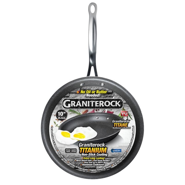 As Seen On TV 2144 Round Frying Pan 10 In Granitestone Diamond Non-Stick