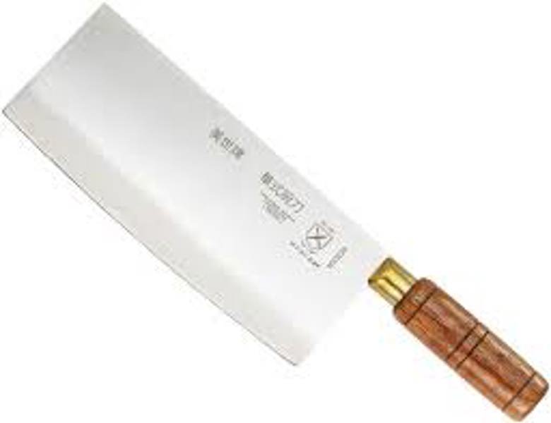 Mercer Culinary M33220 Chinese Knife 8 In 3.25 In Hardwood Handle